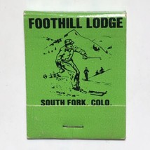 Hungry Logger Foothill Lodge Colorado Skiing Ski Sports Match Book Matchbox - £2.34 GBP
