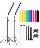 Gepege 2 Packs 5600K Dimmable Portable Video Studio Lighting For Live - $120.93