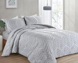 The Hombys 3-Piece Tufted Oversized King Comforter Set, Measuring 120 By... - $72.92