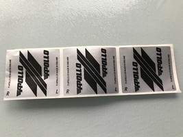 9 APOLLO REPLACEMENT GOLF SHAFT LABELS. R OR L FLEX - $225.73 MXN