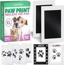 Paw Print Kit - Mess-Free Paw Print Stamp Pad for Dogs &amp; Cats - 14Pc Dog Nose Pr - £16.51 GBP
