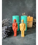 M+W Voodoo doll Silicone Mold - Candle Gypsum Mold  Statuette Voodoo dol... - £31.54 GBP