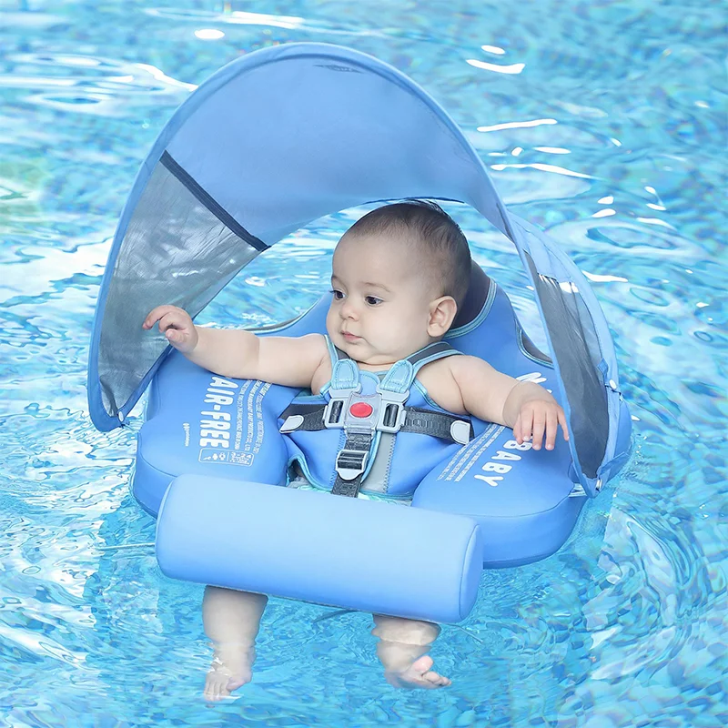 Loating lying swimming ring pool toy swimming trainer solid non inflatable newborn baby thumb200
