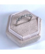 0.70Ct Lab Grown Diamond Wedding Band 10K Gold Anniversary Stacking Ring... - £275.76 GBP+