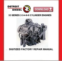 DETROIT DIESEL 53 Series Engines Factory Service Repair Manual - $20.00