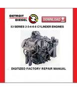 DETROIT DIESEL 53 Series Engines Factory Service Repair Manual - $20.00