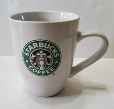 2007 Starbucks Coffee Cup Tea Mug Siren Mermaid Green Logo 12 oz White 3... - $16.69
