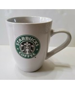 2007 Starbucks Coffee Cup Tea Mug Siren Mermaid Green Logo 12 oz White 3... - £13.18 GBP