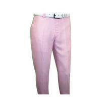 Mens Premium 100% Linen Cocktail Suit by INSERCH Breathable and cool SU880 Pink image 10