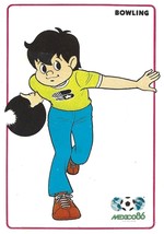 ⭕vtg pocket calendar SPORT-BILLY 1987 MEXICO 86 N.º33 BOWLING - $92.91 MXN