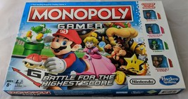 Monopoly Gamer Nintendo Mario Bros Battle Edition Board Hasbro Yoshi Donkey Kong - £7.78 GBP