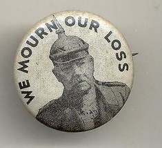 WE Mourn our Loss pinback  Vintage looks like German not sure - £15.66 GBP