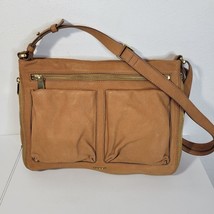 Fossil Small Piper Pebbled Leather Bag Light Brown - £30.03 GBP