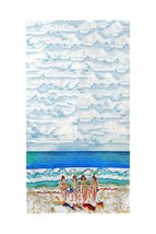 Betsy Drake The Girls Walking Beach Towel - £48.36 GBP