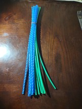 14&quot; Green And Blue Flexi Tubes - $12.75