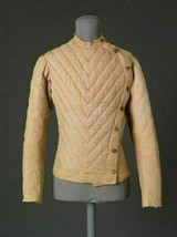 Padded Jacket Medieval Aketon Gambeson Reenactment Camel Color European Armor - £71.21 GBP+