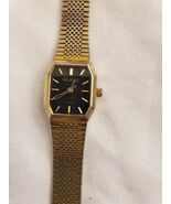 PREVIOUSLY OWNED LADIES HELSBROS GOLD TONE ANALOG QUARTZ WATCH - $51.83