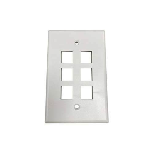 Eaton N042AB-006-IVM EATON TRIPP LITE SERIES SAFE-IT 6-PORT SINGLE-GANG ... - $22.65