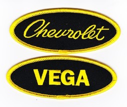 2 CHEVY VEGA SEW/IRON ON PATCH EMBLEM BADGE EMBROIDERED CHEVROLET - $7.98