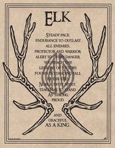 Elk Prayer poster - $5.11