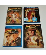 4 Indiana Jones Movies DVD And Blu Ray Temple of Doom Raiders Last Crusa... - £28.84 GBP