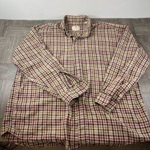 Viyella Flannel Men&#39;s XL Plaid Shirt Wool/Cotton Blend Made in USA - £11.09 GBP