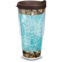 Tervis Realtree Take Your Best Shot 24 oz. Tumbler W/ Lid Blue Camo Hunting New - £11.18 GBP