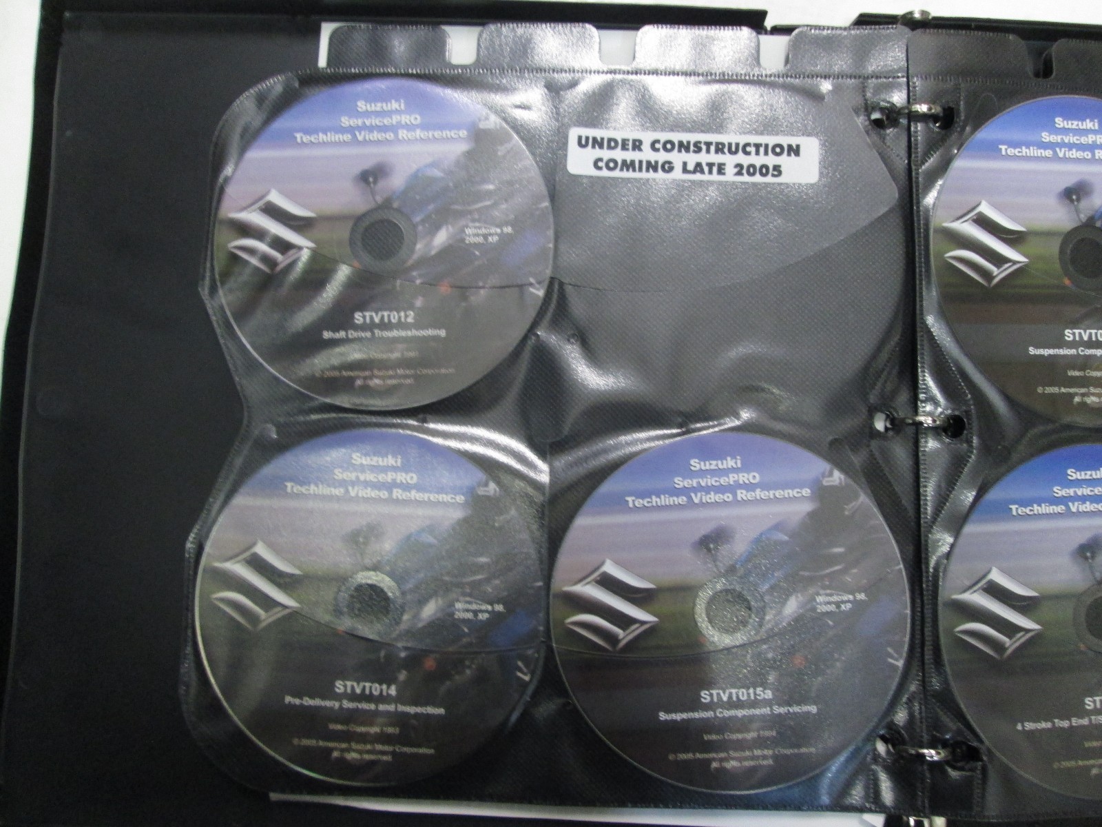 2006 2007 Suzuki ServicePRO Techline Video Reference CD DVD 4 Stroke SET FACTORY Item image 6