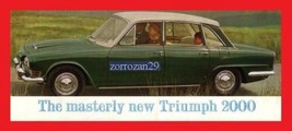 1964 triumph 2000 saloon sales brochure vintage original color -...-
sho... - $24.32