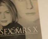 Sex &amp; Mrs X Tv Guide Print Ad Linda Hamilton Jacqueline Bissett TPA8 - £4.74 GBP