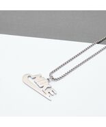 NEW NIKE Silver NECKLACE STAINLESS STEEL 20&quot; INCH CHAIN WITH ADJUSTER SW... - €14,32 EUR