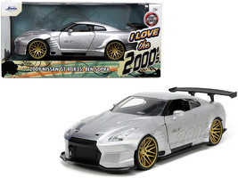 2009 Nissan GT-R (R35) Ben Sopra Silver &quot;I Love the 2000&#39;s&quot; Series 1/24 ... - £31.16 GBP