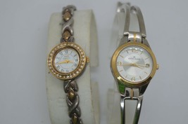 Anne Klein ll womens quartz Date watch &amp; Ann Klein Rhinestone watch GUARANTEED - £19.42 GBP