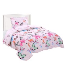 2 Piece Kids Bedspread Quilts Set Throw Blanket For Teens Boys Girls Bed Printed - £49.93 GBP