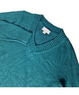 Belle by Kim Gravel Women&#39;s Lets Get Cozy Solid V-Neck Sweater XS Winter... - $26.33