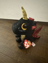 Ty Beanie Boos Grindal The Dragon Plush Stuffed Animal Toy 8 Inch  - $8.79