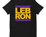 LEBRON JAMES Run Style T-SHIRT Los Angeles Lakers Goat Basketball Street... - $13.86+