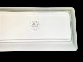 Ceramica JM Italy Hand Painted Rectangular Serving Platter 14.5" x 7.75" Leaf image 4