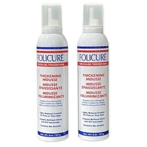 Original Folicure For Fuller Thicker Hair Thickening Mousse 8 Oz Lot Of 2 - £71.12 GBP