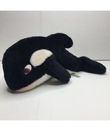 Wonder Toys Killer Whale Black White Kid Plush Stuffed Animal Children Sea - £23.63 GBP