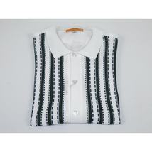 Men's Sports Shirt Knit by Silversilk  Stacy Adams 6120 Black Navy Green Size XL image 5