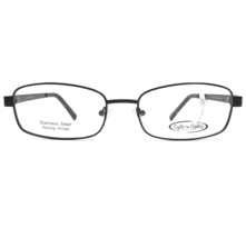 Eight to Eighty Eyeglasses Frames TESLA MATT BLACK Rectangular 56-18-145 - £38.82 GBP