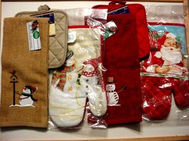 (8) Piece Christmas Kitchen Towels-New - £9.96 GBP