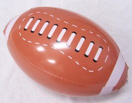 12 INFLATABLE FOOTBALL 12 inch sports ball inflate blowup toy novelties ... - $18.95