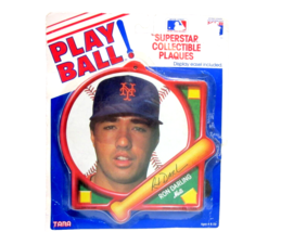 Vintage  NY Mets Baseball Superstar Collectible Plaque Ron Darling MLB - £9.58 GBP