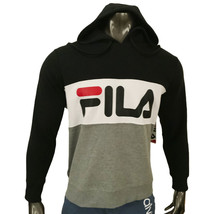 Nwt Fila Msrp $66.99 Men&#39;s Long Sleeve Pull Over Hoodie Sweatshirt Size 4X - £22.63 GBP