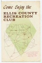Come Enjoy the Ellis County Recreation Club Brochure Ferris Texas Prospectus  - £21.96 GBP