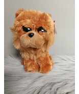 Ty Beanie Boos Barley Chow Chow Puppy Dog 6&quot; Plush Stuffed Animal Toy NWT - £11.67 GBP
