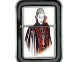 Dracula Vampire D9 Flip Top Oil Lighter Windproof - $14.80