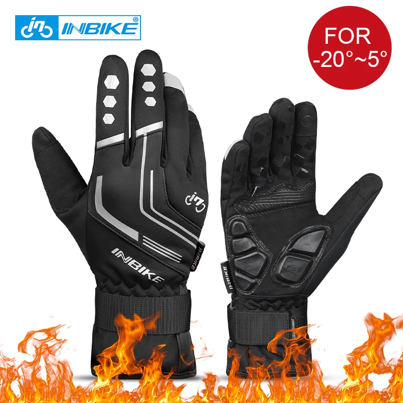 INBIKE Full Finger Cycling Gloves Durable MTB Bicycle Gloves forRiding Outdoor M - £84.19 GBP
